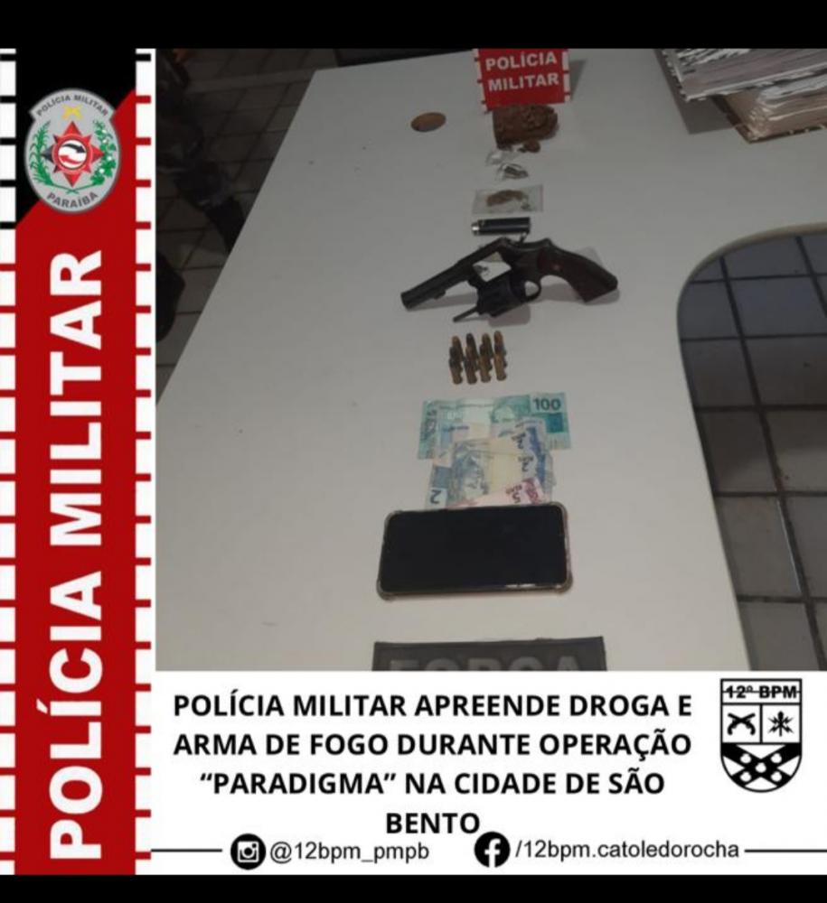 Pol Cia Militar Apreende Droga E Arma De Fogo Durante Opera O